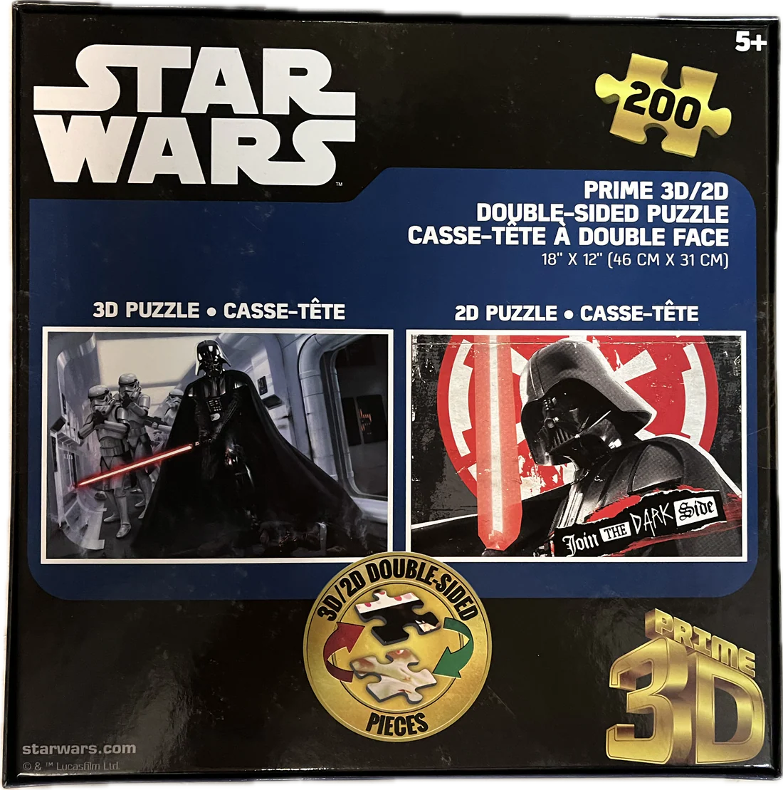 3D/2D - Star Wars -  Lucasfilm (Double-Sided) (200pcs)
