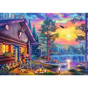 Tea Time - Evening Sunset Cabin (500pcs)