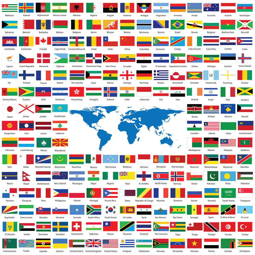 Drapeaux (1023pcs)