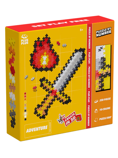 Puzzle par numéros - Aventure (250 pièces) 