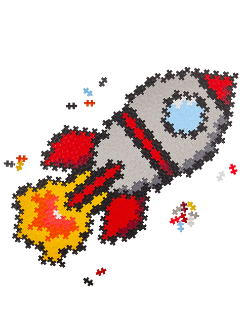 Puzzle par numéros - Fusée (500 pièces) 
