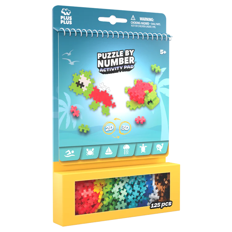 Puzzle par numéros - Océan (125 pièces) 