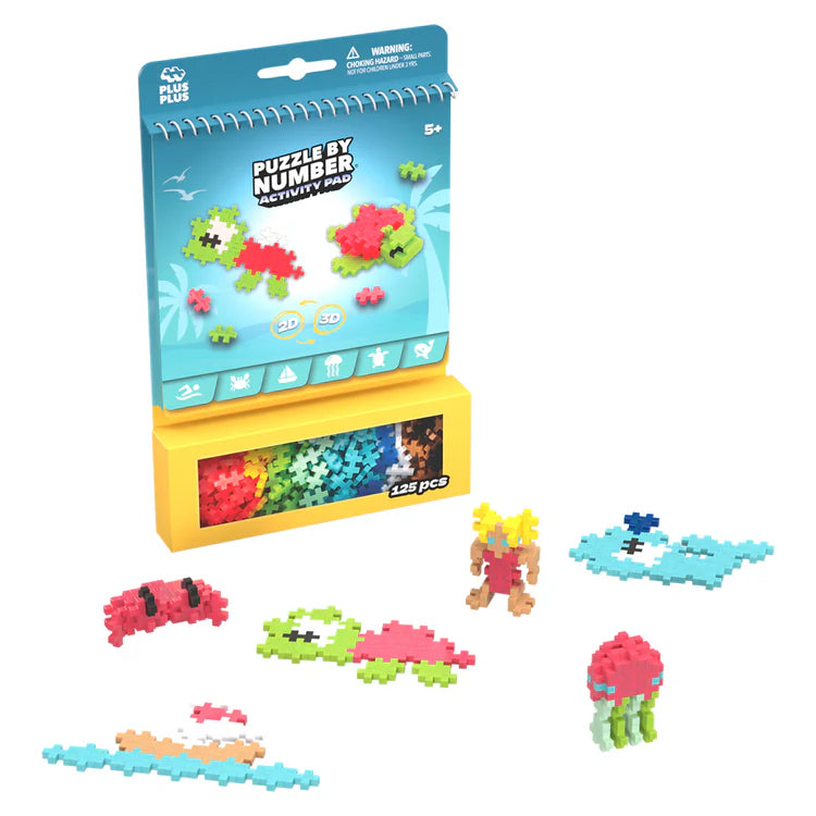 Puzzle par numéros - Océan (125 pièces) 
