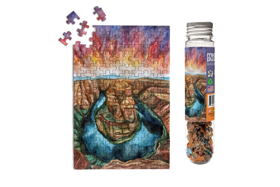 Horseshoe Bend - Grand Canyon National Park - Mini Puzzle