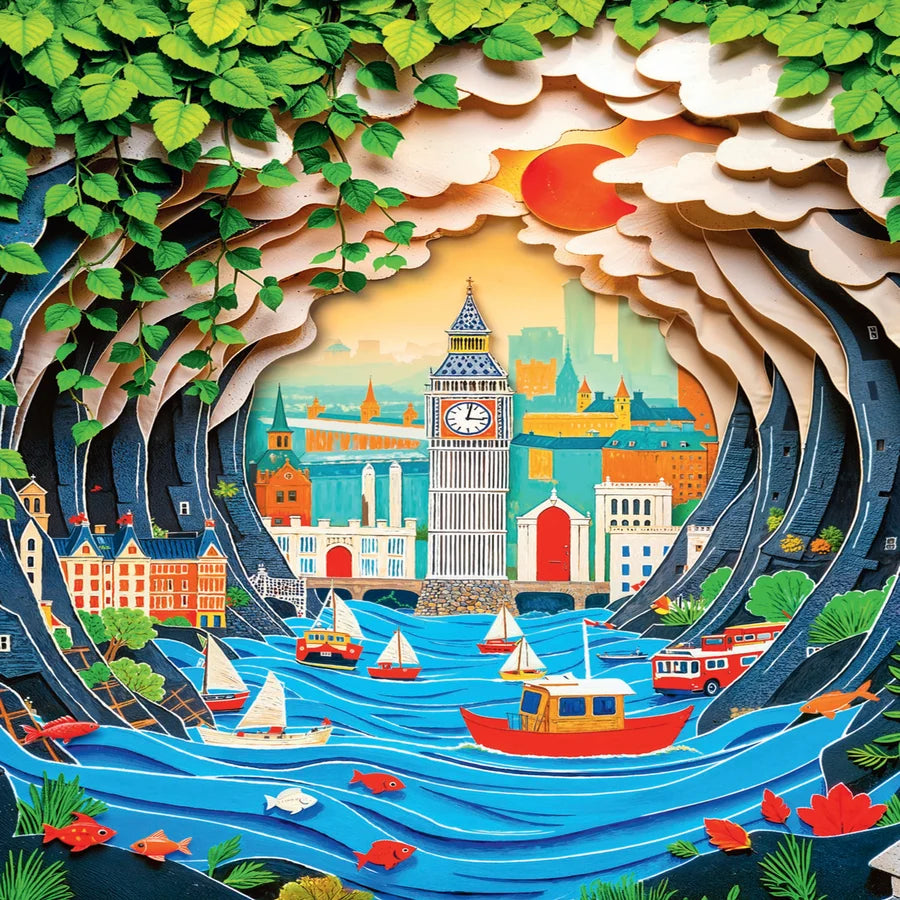DMG Paper Art - London (1000pcs) (DAMAGED BOX)
