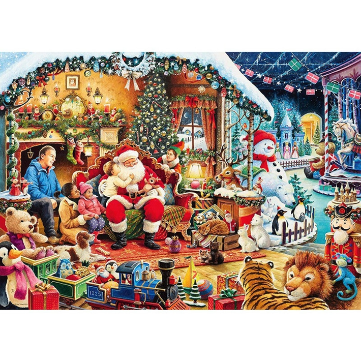 PFG Ravensburger Visions le Père Noël! (Utilisation / utilisée - puzzles pour de bon)