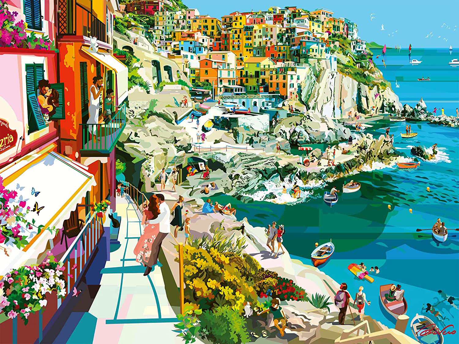 Ravensburger Romance in Cinque Terre (1500pcs)