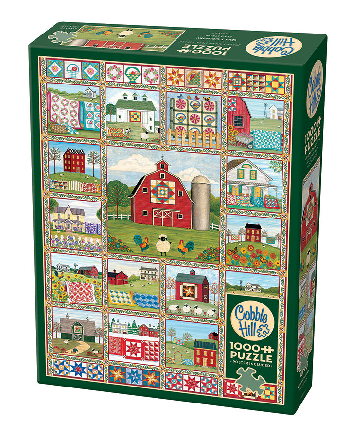 Pays de courtepointe, Deb Strain (1000pcs)