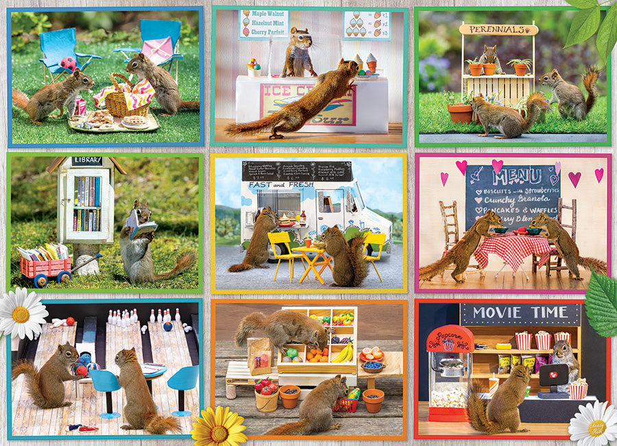 Squirrels Around Town (1000pcs)
