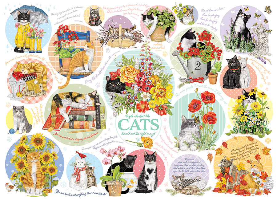 Pensées de chat (1000 pc)