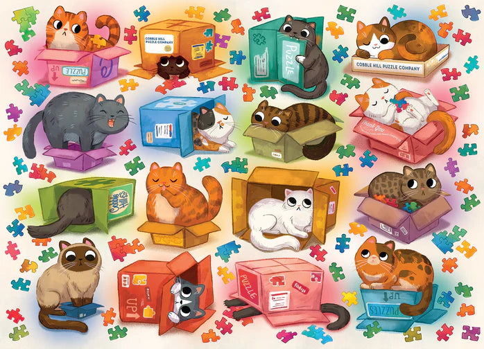 Cats vs. Puzzles, Michelle Simpson (1000pcs)