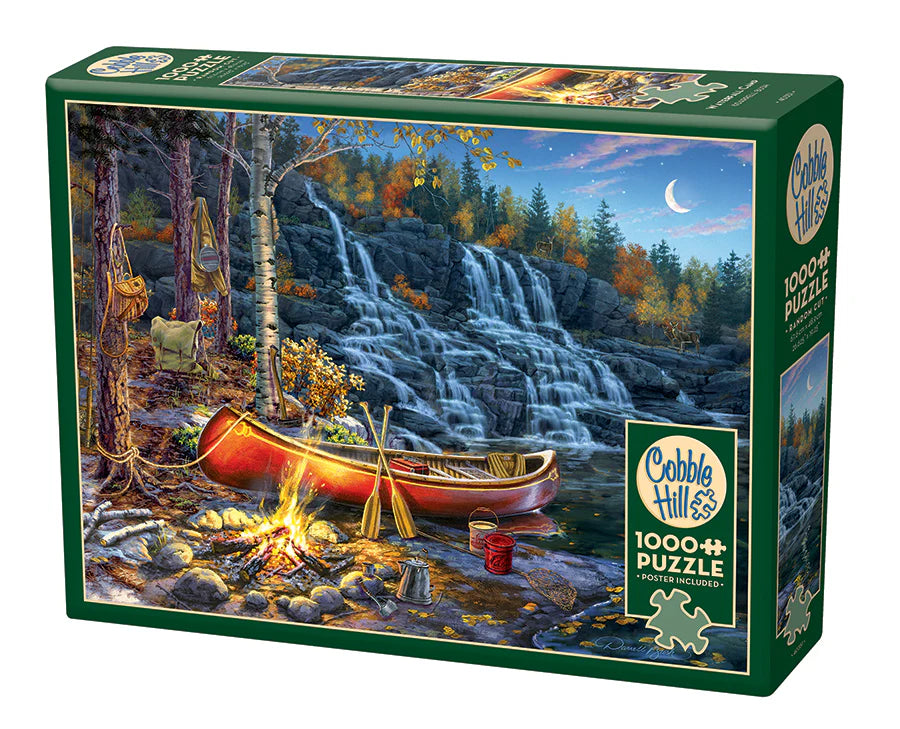 Camp de la cascade, Darrell Bush (1000 pièces) 