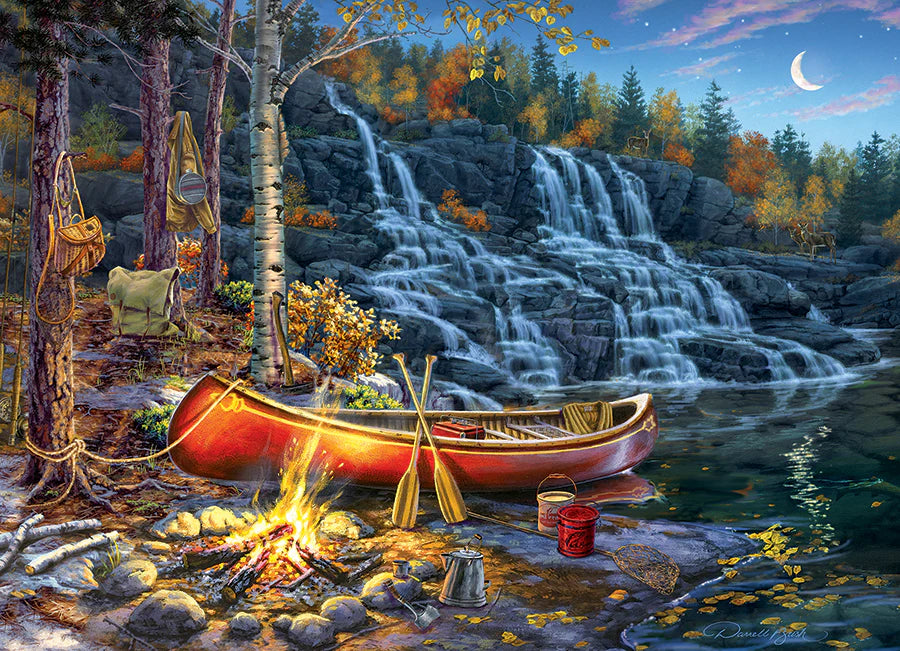 Camp de la cascade, Darrell Bush (1000 pièces) 