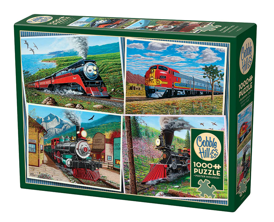 Locomotives historiques (1000 pièces) 