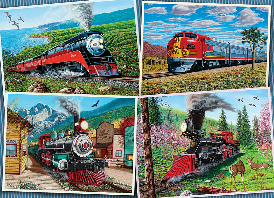 Locomotives historiques (1000 pièces) 