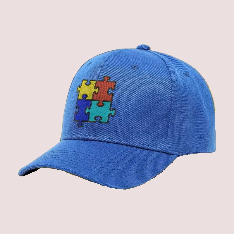 Casquette de baseball Puzzle - Bleu clair