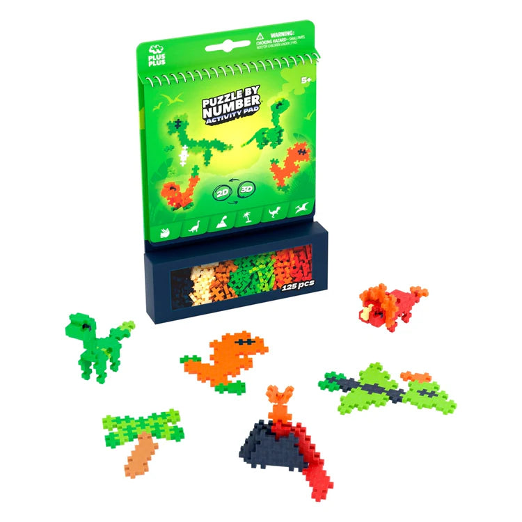 Puzzle-by-Number - Dinosaurs (125pcs)