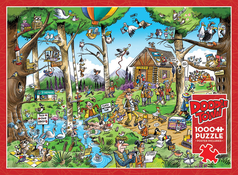 DoodleTown: Birdwatcher's Paradise (1000pcs)