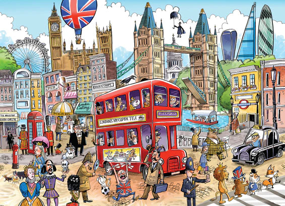 DoodleTown: London Calling, Dave Whamond (1000pcs)