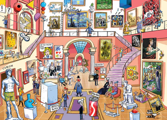DoodleTown: Museum Mischief, Dave Whamond (1000pcs)