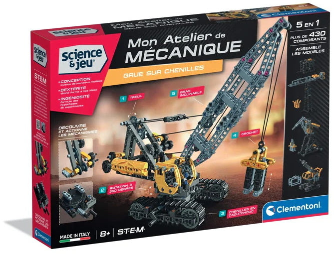 S.T.E.M - Mon Atelier de Mecanique - Grue sur Chenilles