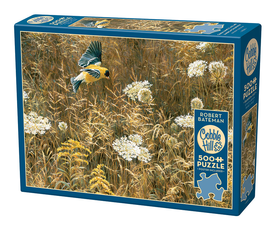 La dentelle de la reine Anne et Goldfinch américain, Robert Bateman (500pcs)