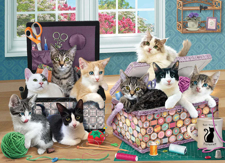Crafty Kittens, Bob Giordano (500pcs)
