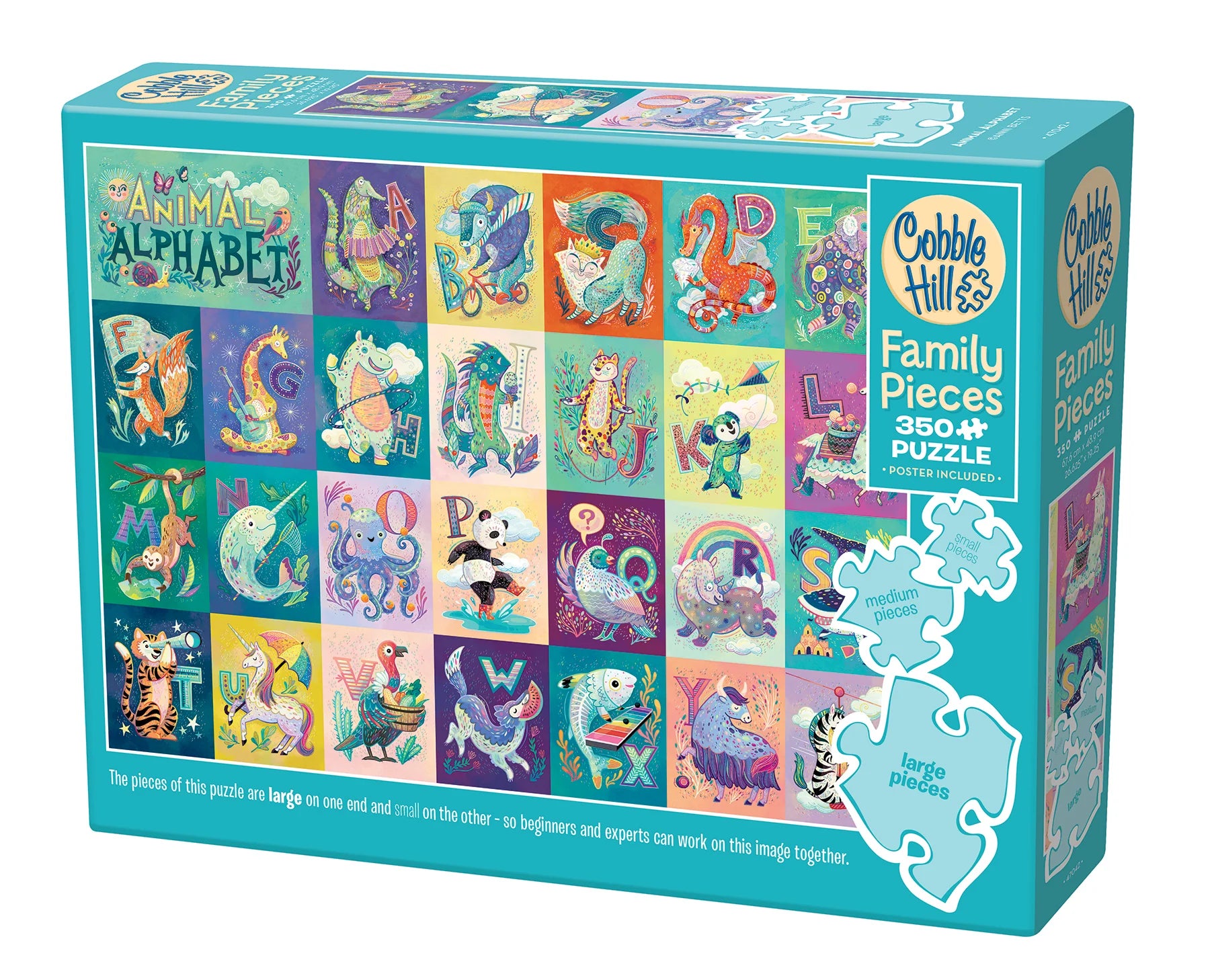 Animal Alphabet, Anni Betts (350pcs - Family Puzzle)