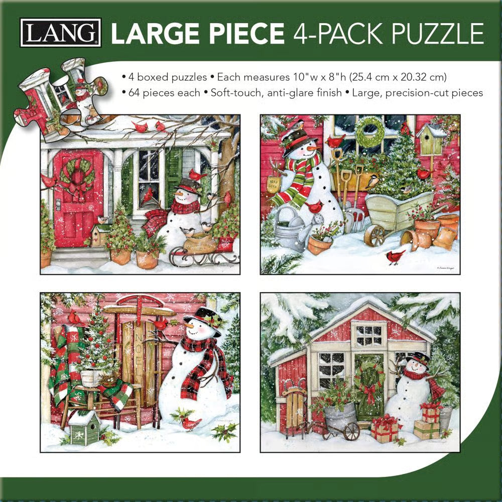 Snowman Friends 4-pack