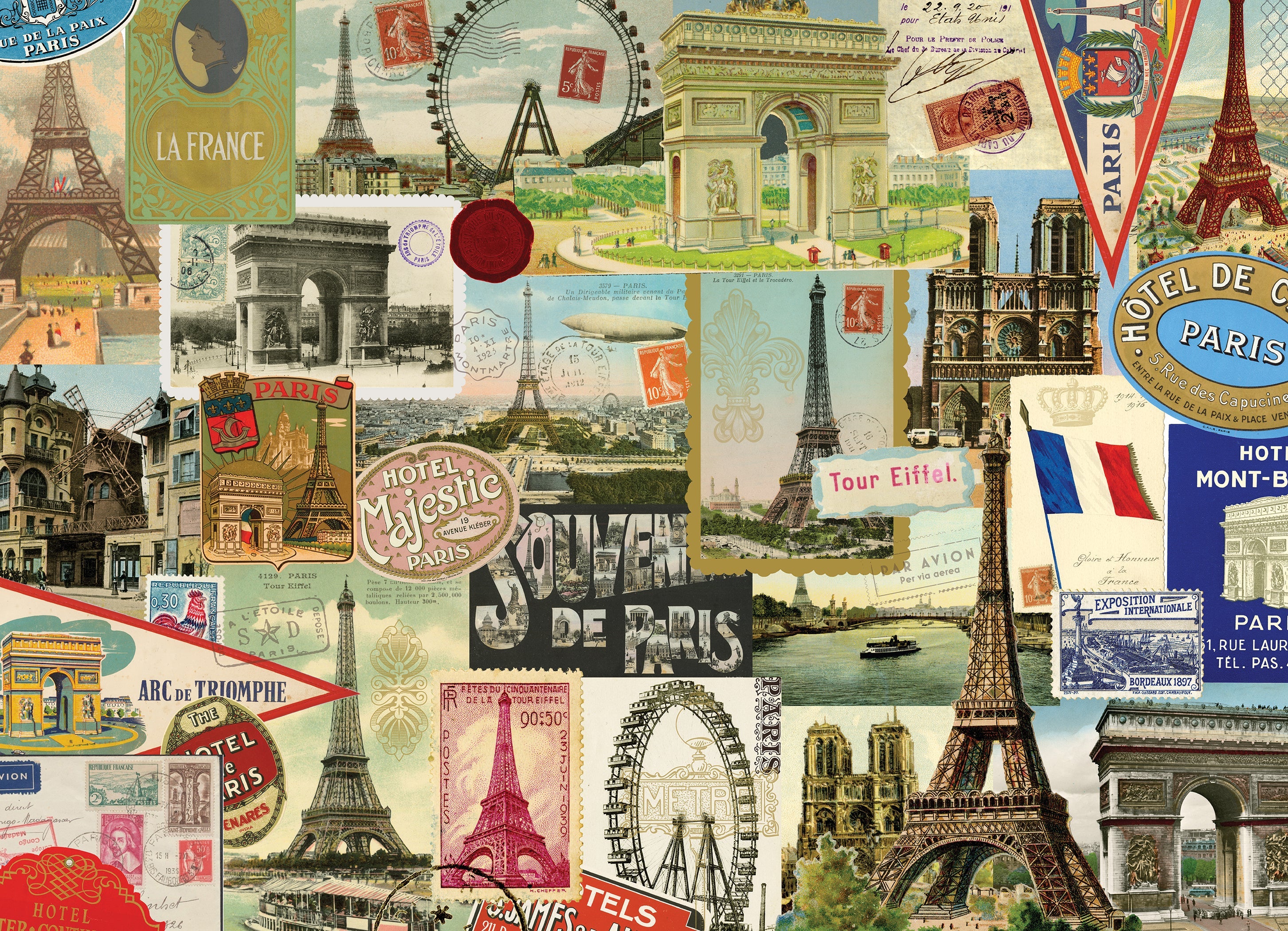 PFG Vintage Paris (1000pcs) (utilisation / utilisée - puzzles pour de bon)