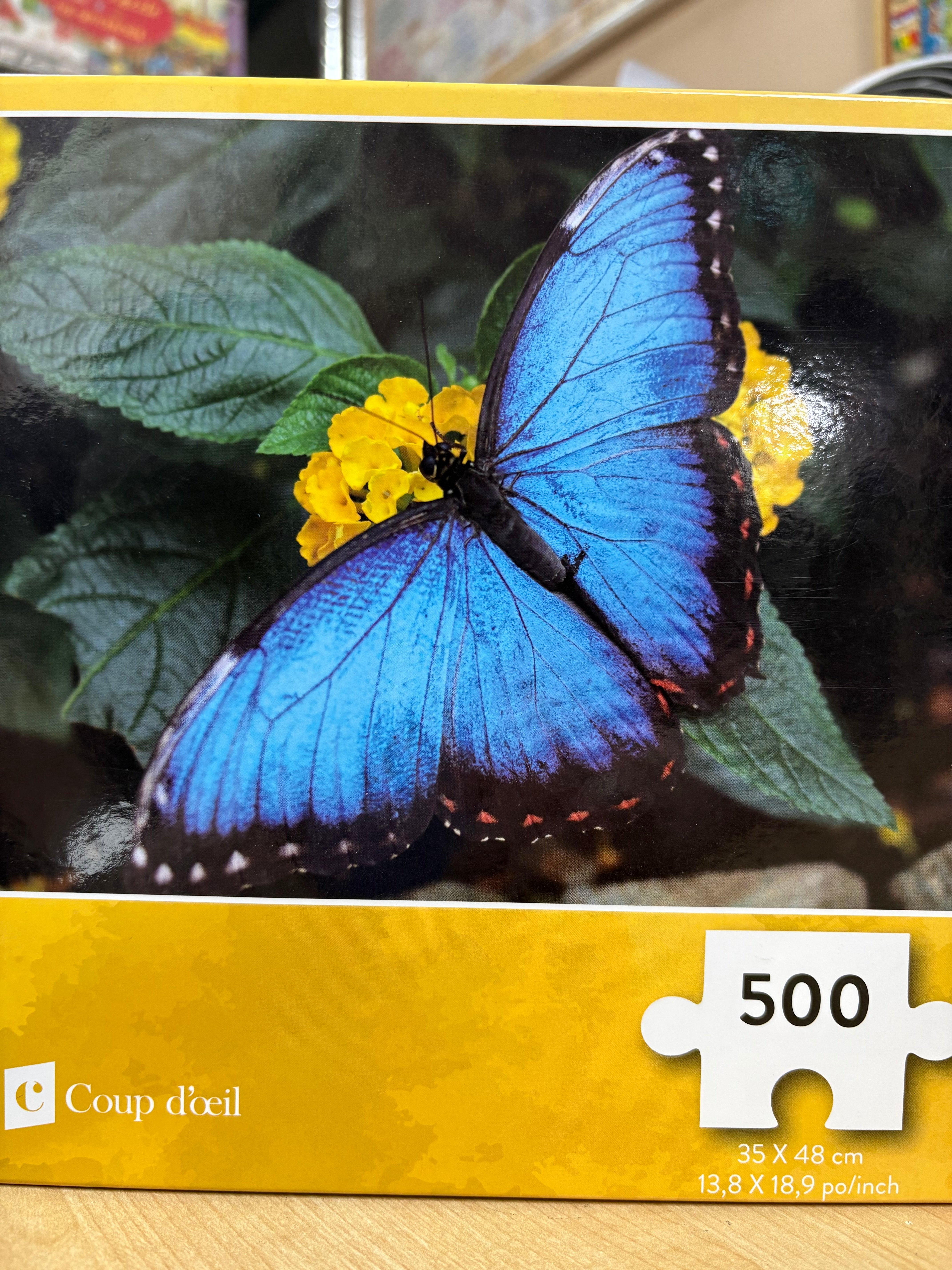 PFG Blue Butterfly (Usage/Used - PUZZLES FOR GOOD)