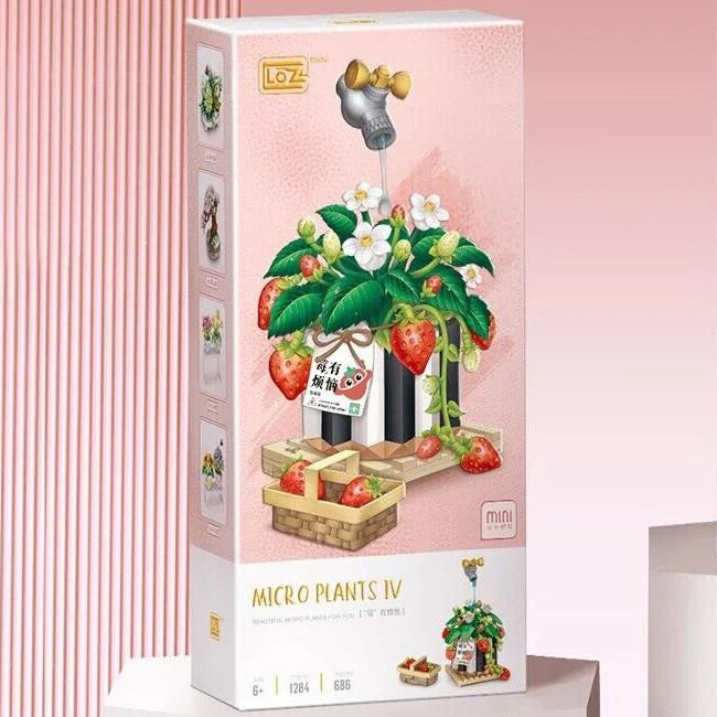 LOZ Micro Plants IV - Bonsaï Fraisier (686 pièces)