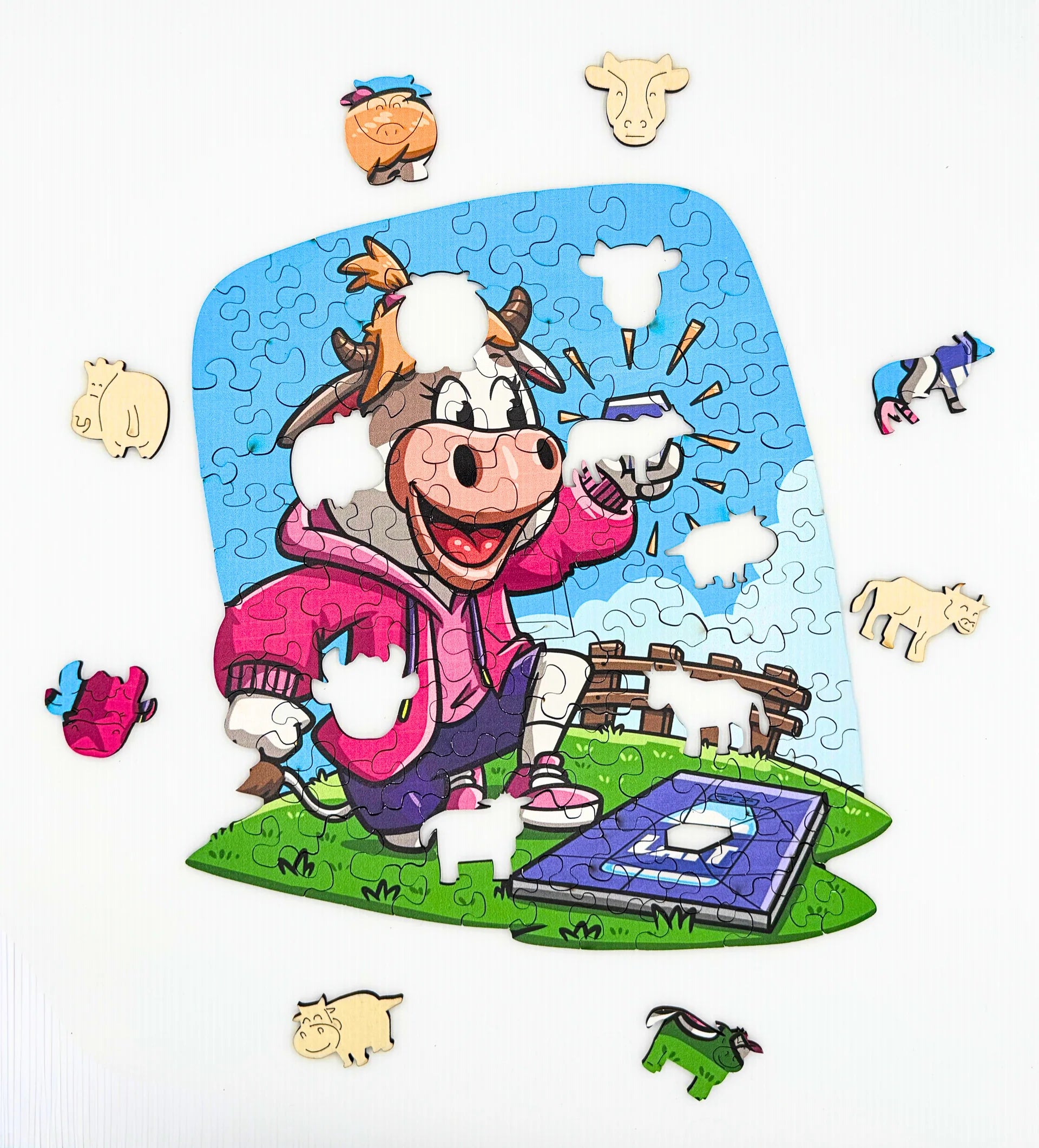Twig the Cow (Wood) (94pcs)