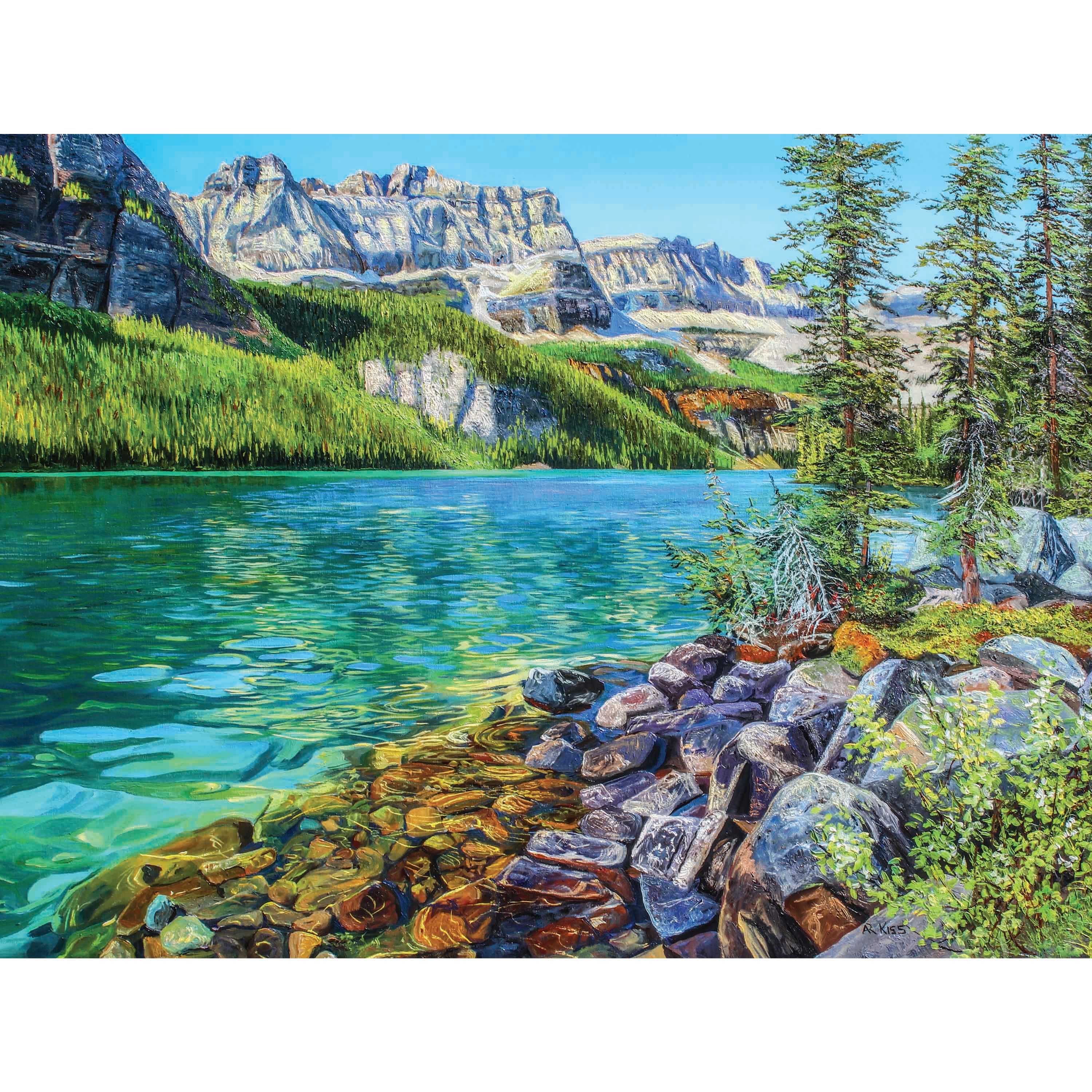DMG Canadian Art Collection - Lake Summer, Andrew Kiss (550pcs) (DAMAGED BOX)