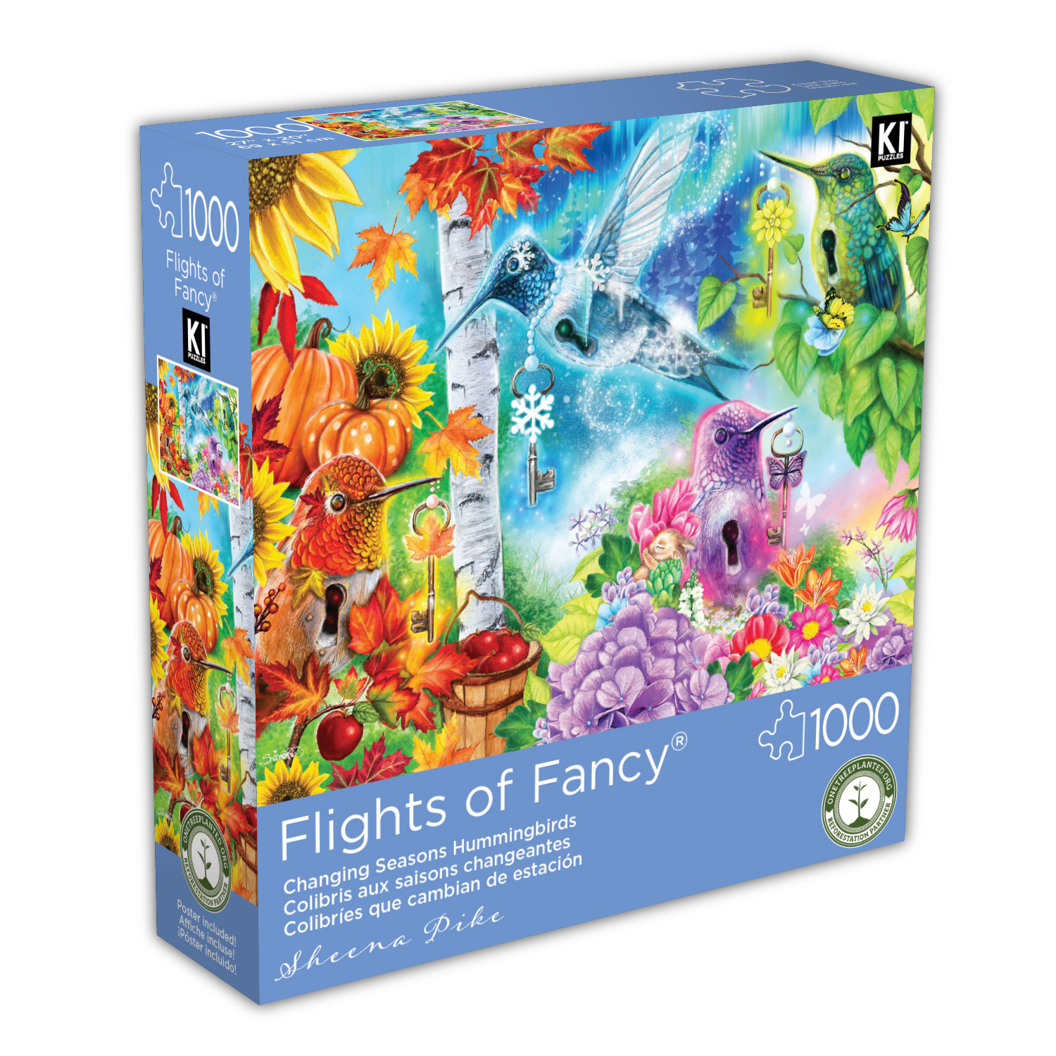 Flights of Fancy - Changing Seasons Hummingbirds, Sheena Pike (1000pcs)