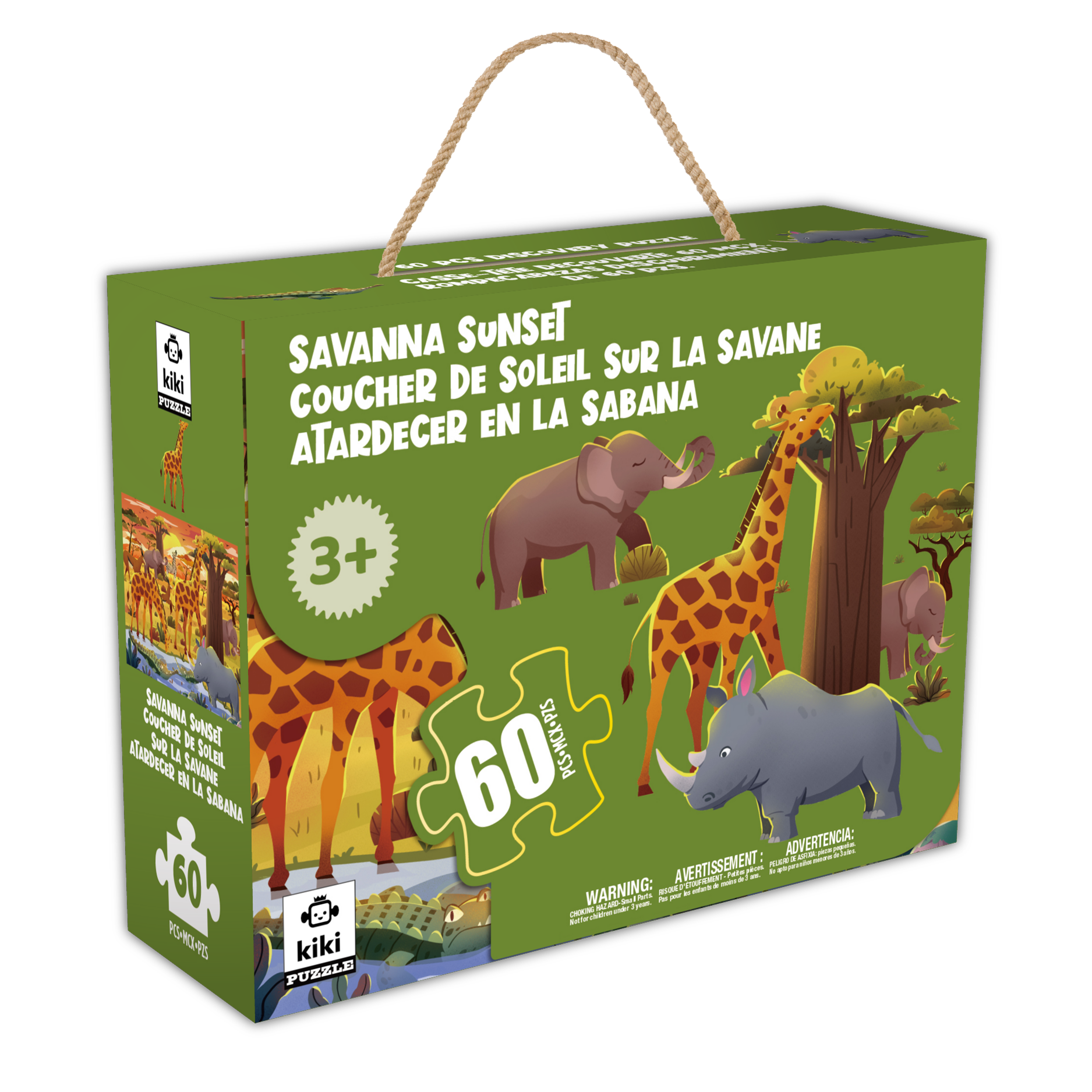 Discovery Puzzle - Savannah Sunset (60pcs)