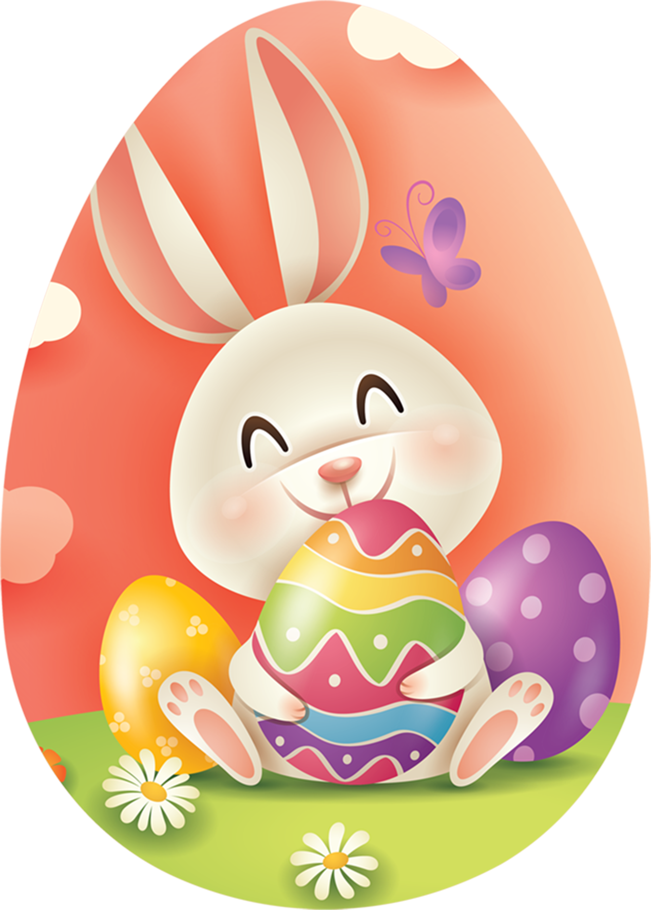 Joyeuses Pâques - Rouge (24 pièces)
