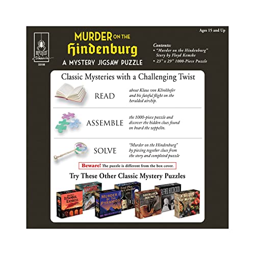 Classic Murder Mystery Puzzle - Murder on the Hindenburg