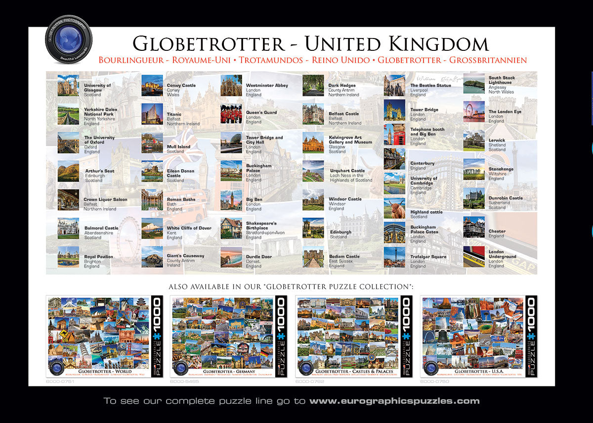 PFG Globetrotter - Royaume-Uni (utilisation / utilisée - puzzles pour de bon)