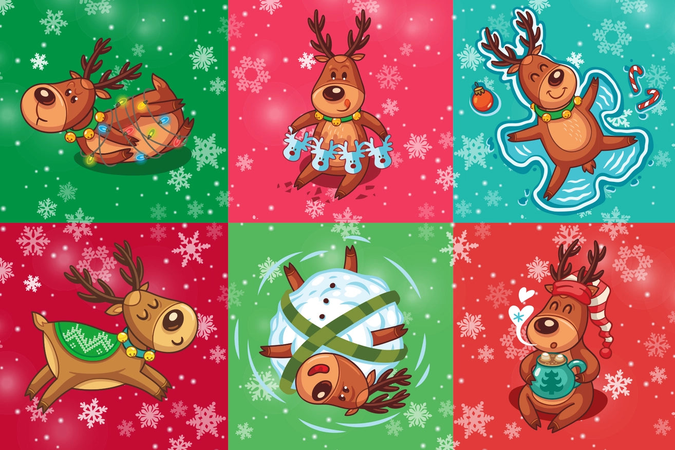 Holidays - Games de renne - mini puzzle
