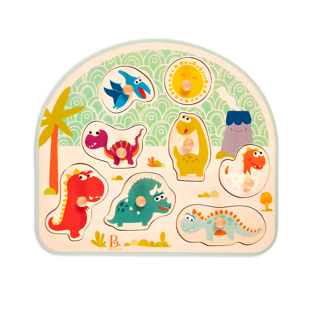 Stomping Dinos (Peg Puzzle)