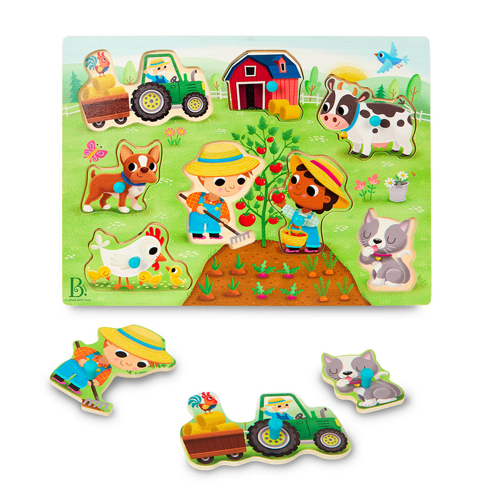 Peek & Explore - Barnyard (Peg Puzzle)