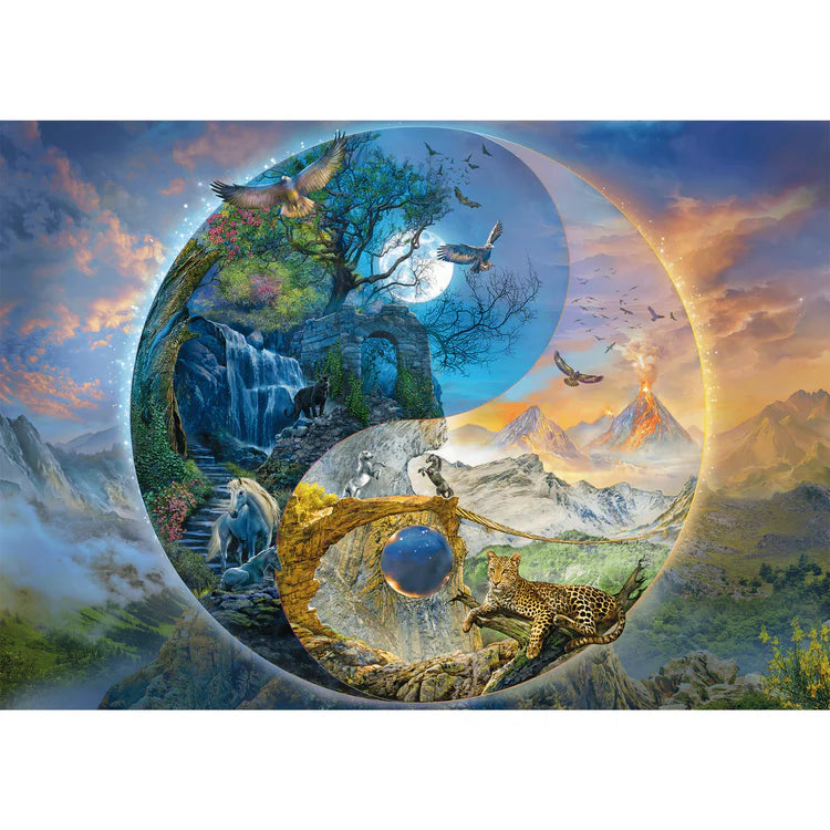 Yin &amp; Yang - Mondes des montagnes, Silvia Christoph (1000 pièces)
