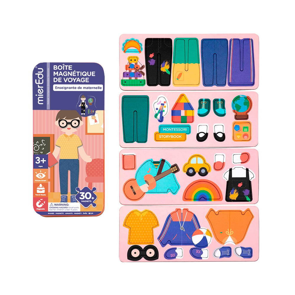 Magnetic Travel Tin - Preschool Teacher / Enseignante de maternelle
