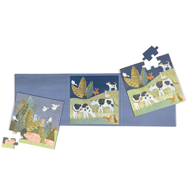 2 Magnetic Puzzles - Countryside