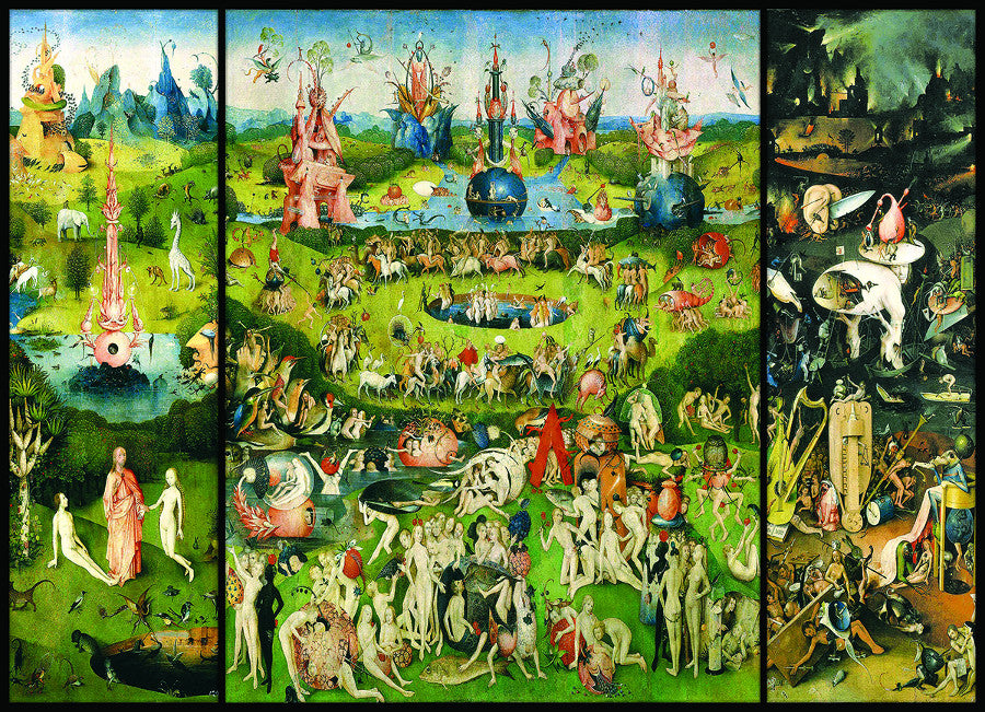 PFG le jardin des délices terrestres, hérionymus bosch (utilisation / utilisée - puzzles pour de bon)