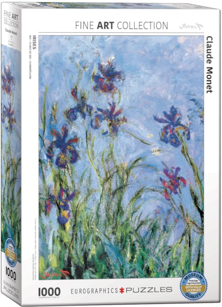 Fine Art - Irises by Claude Monet
