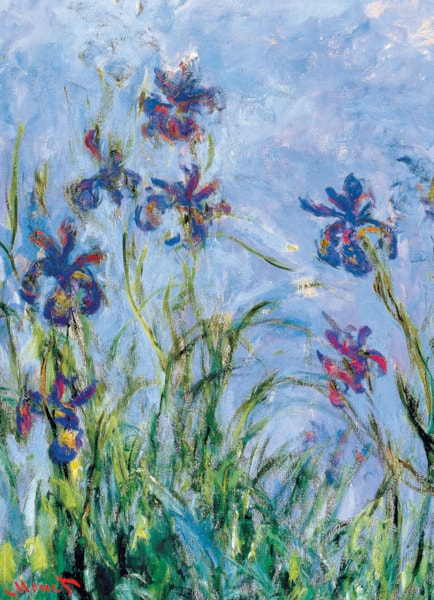 Fine Art - Irises by Claude Monet