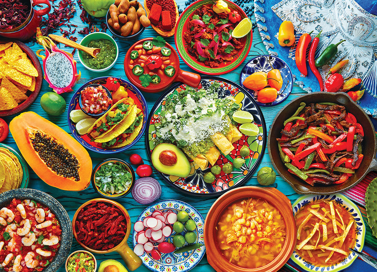 Table mexicaine PFG (utilisation / utilisée - puzzles pour de bon)