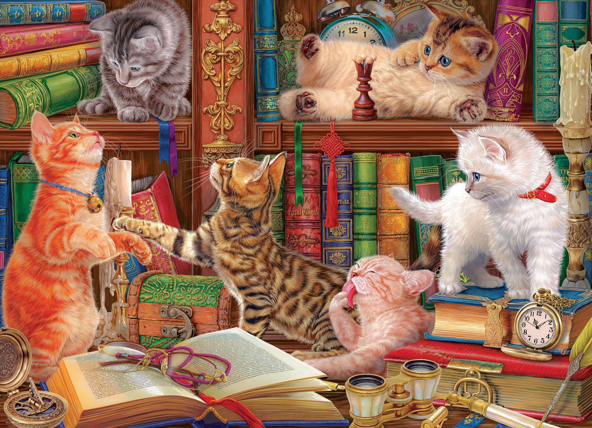 Chatons de bibliothèque (1000pcs)
